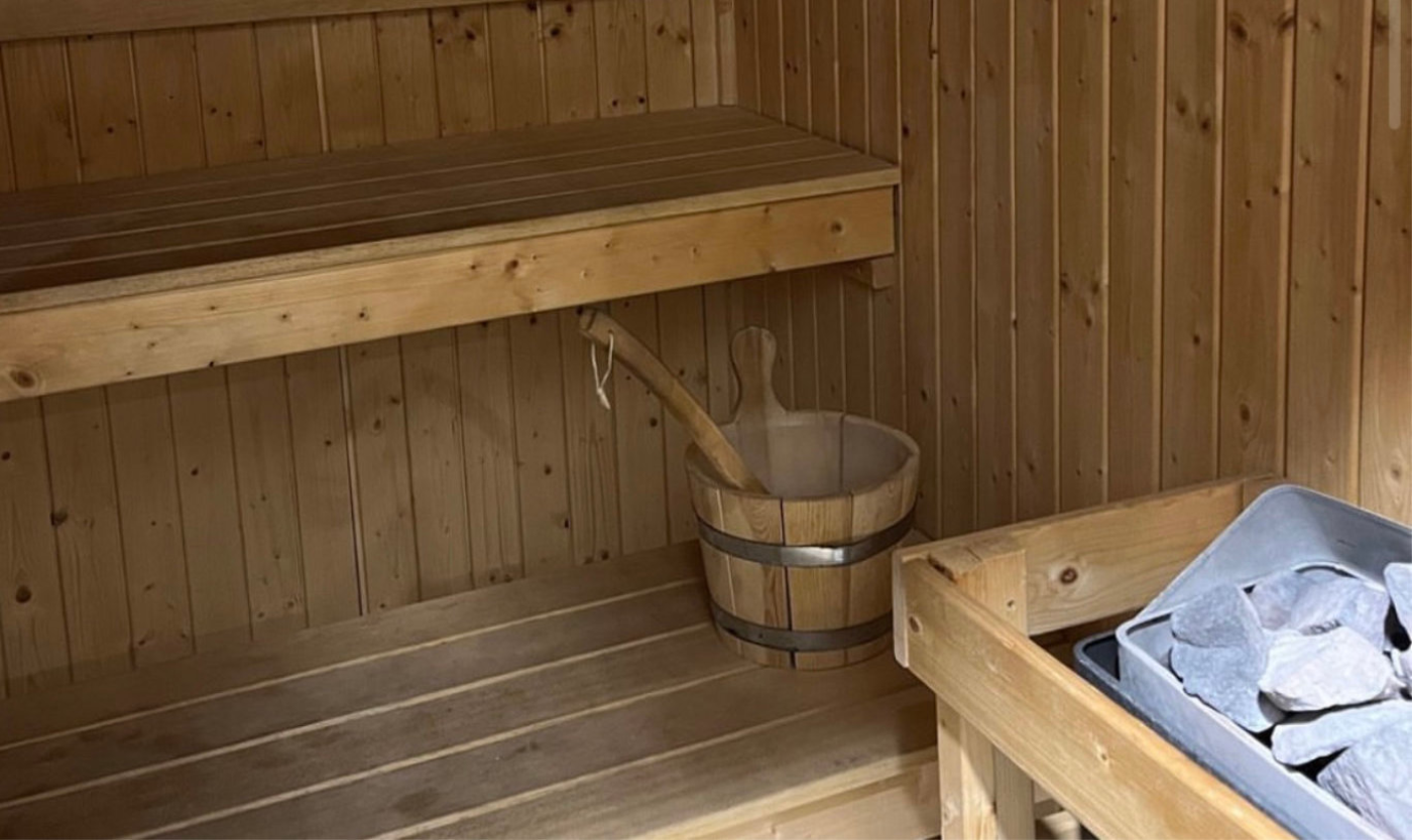 A picture of the sauna